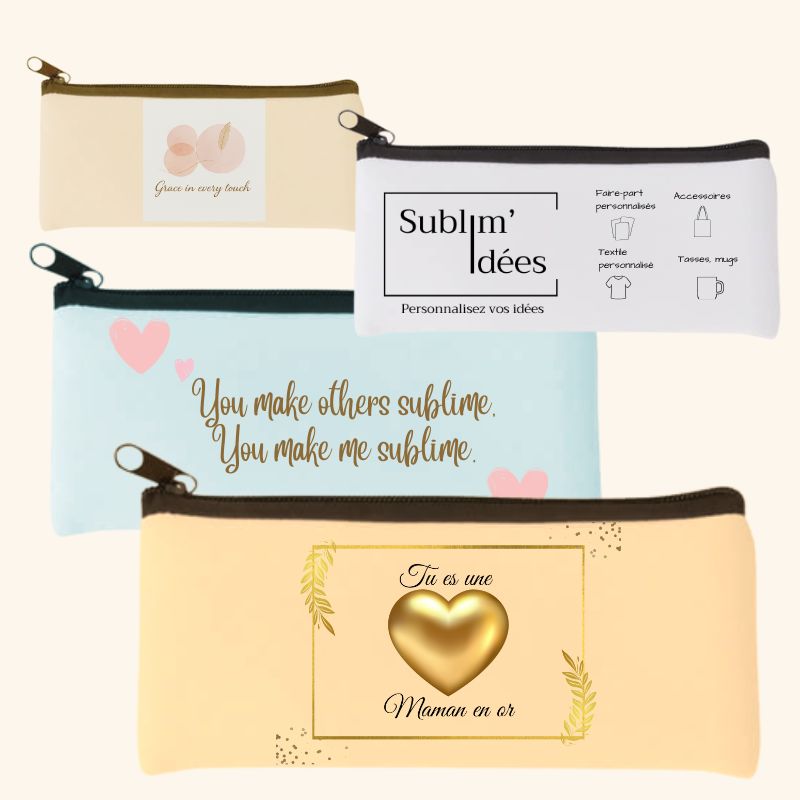 Trousse personnalisée avec photo ou texte