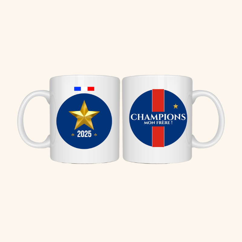 Mug Champions mon frère 2025